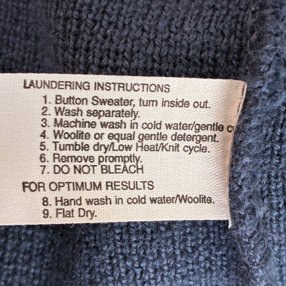 Military Equipment Cardigan Sweater Mens 30R Blue Epaulets Elbow Patch Utility - Picture 11 of 11